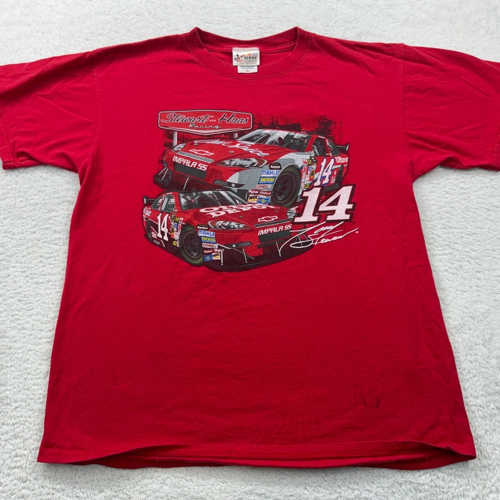 Tony Stewart‎ Stewart Haas Racing NASCAR Chase Authentics Red T-Shirt